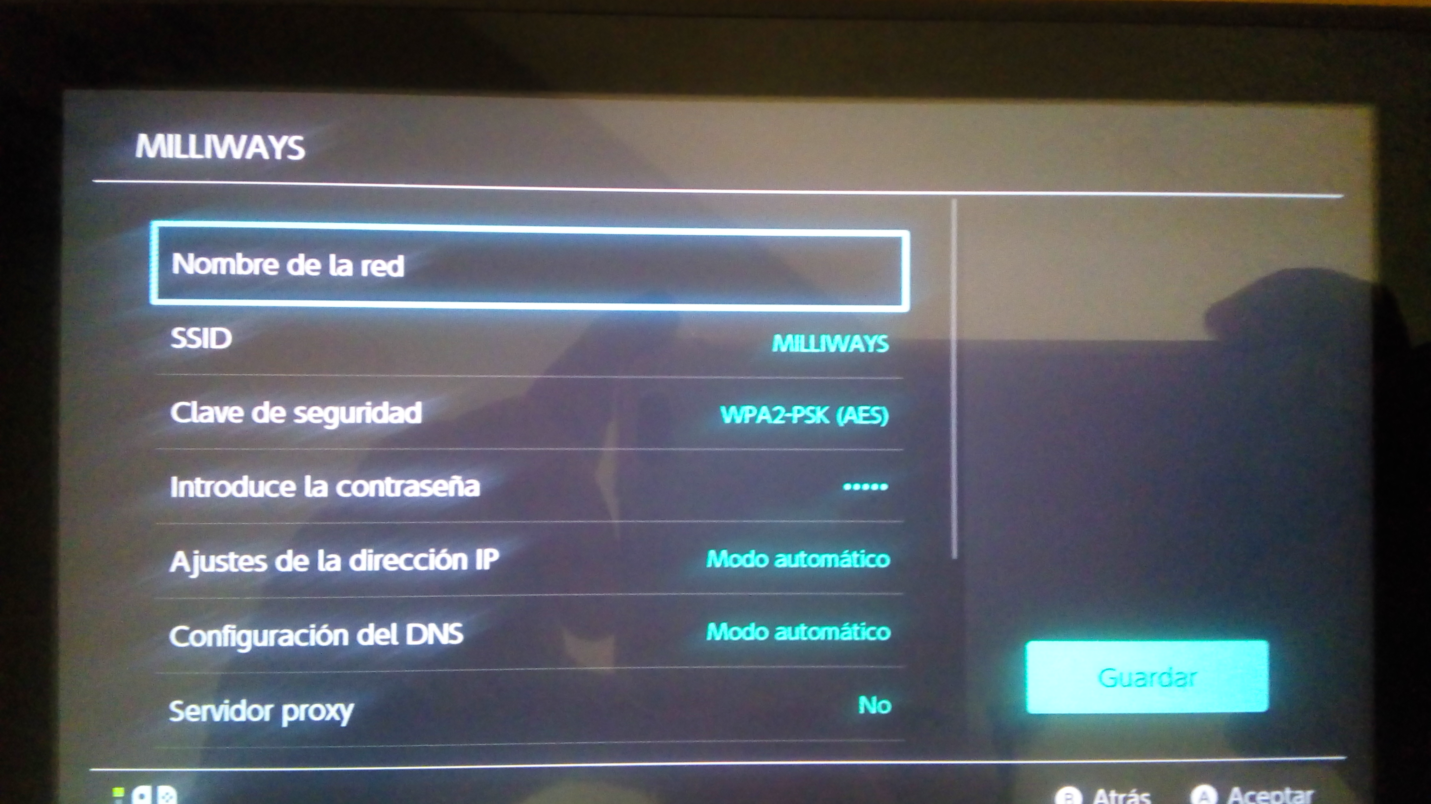 Usando la conexión del hotspot