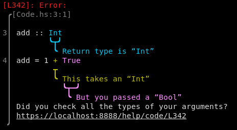 Colourful terminal output