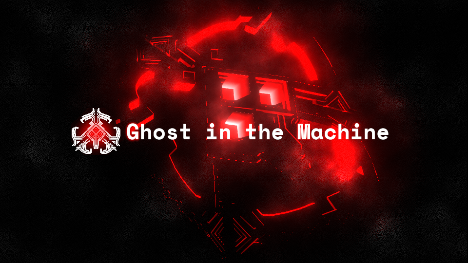 A logo spelling out Ghost in the Machine