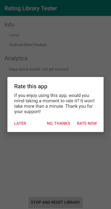 GitHub - Haystack-Reviews/android-rating-library-tester: Experiment ...
