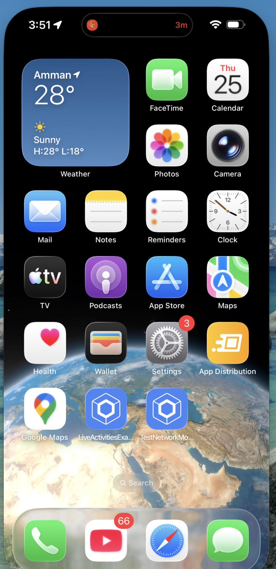 iOS Dynamic Island compact