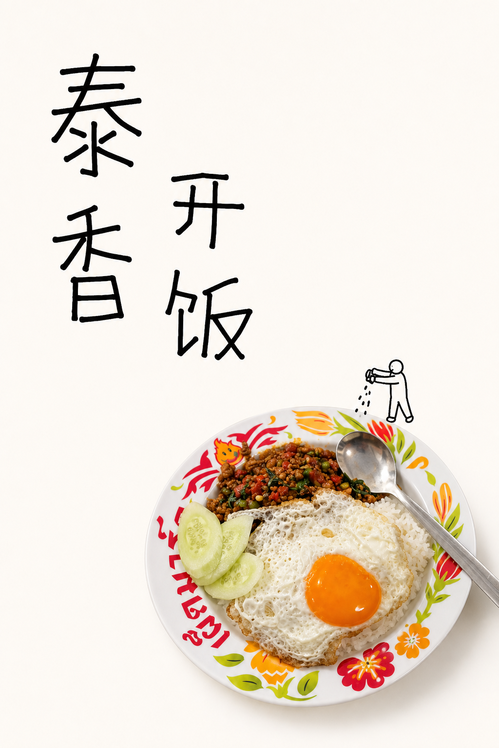 歪扭中文标题海报