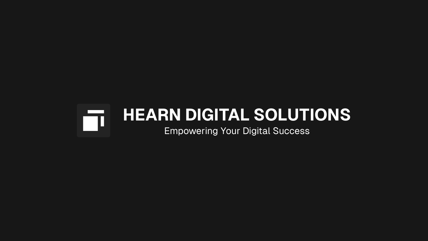 Design. Build. Succeed. Hearn Digital Solutions.