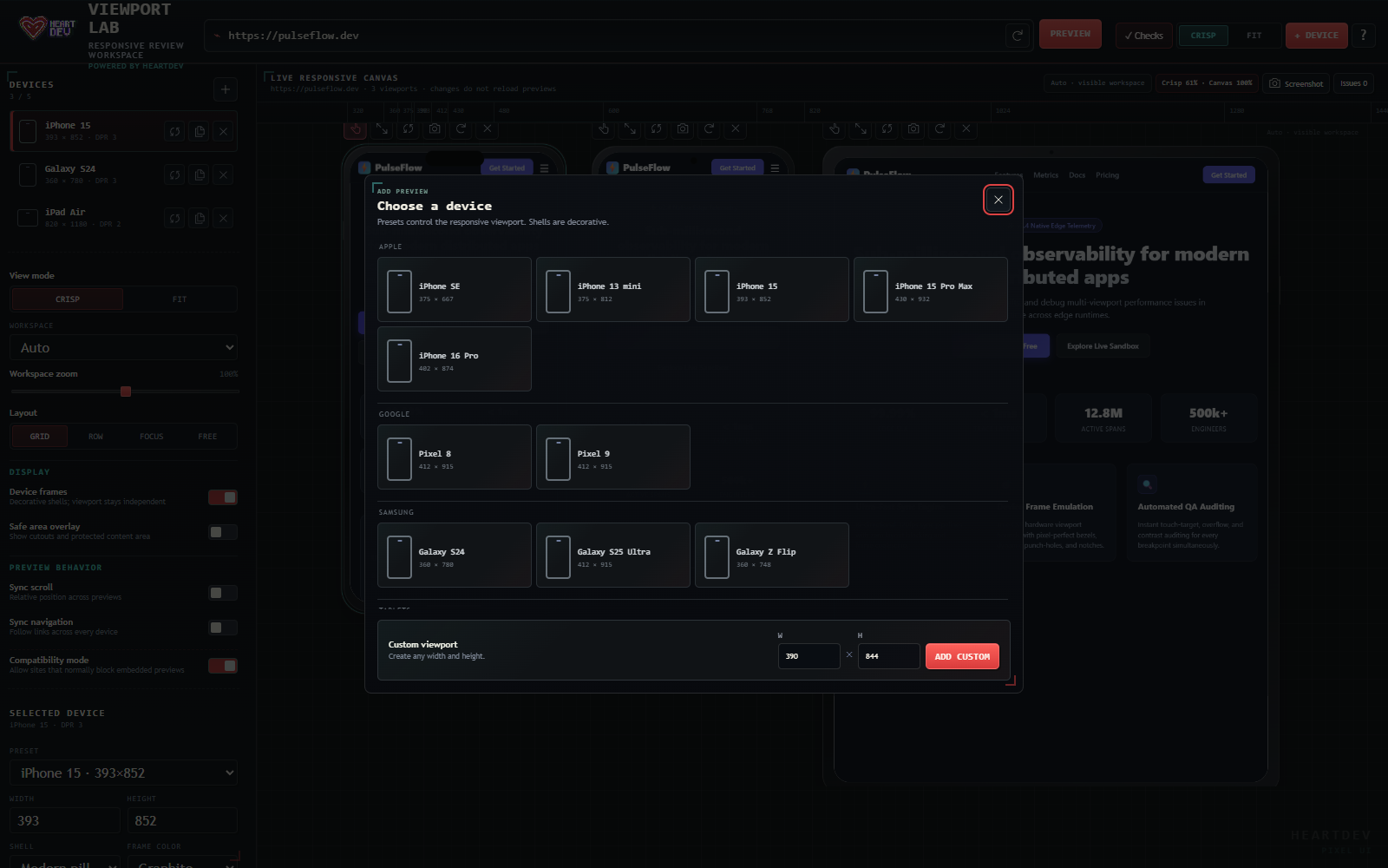 Device Presets