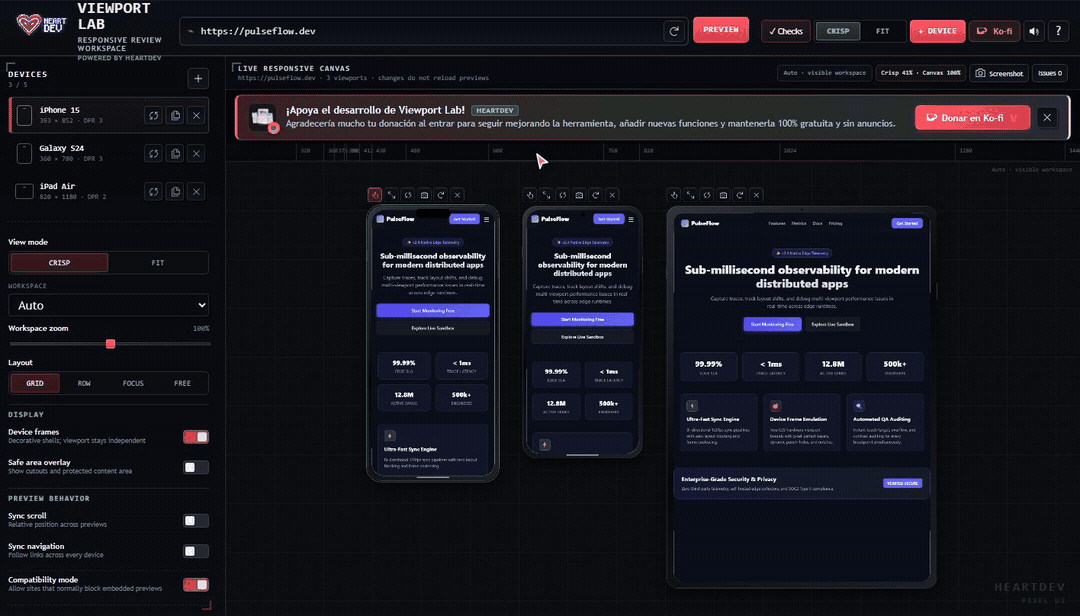 Viewport Lab Live Demo