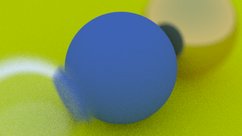 3 spheres raytraced