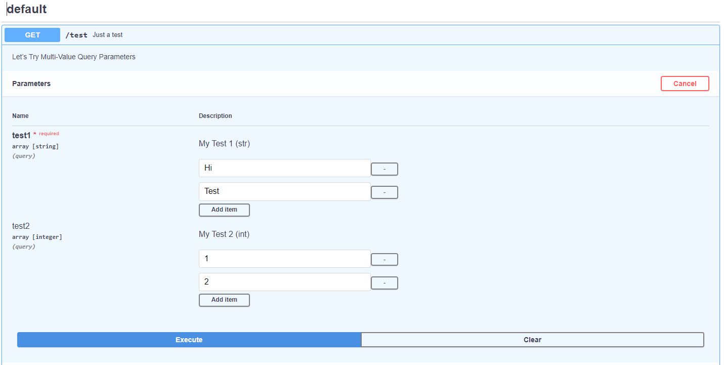 Query String Parameters