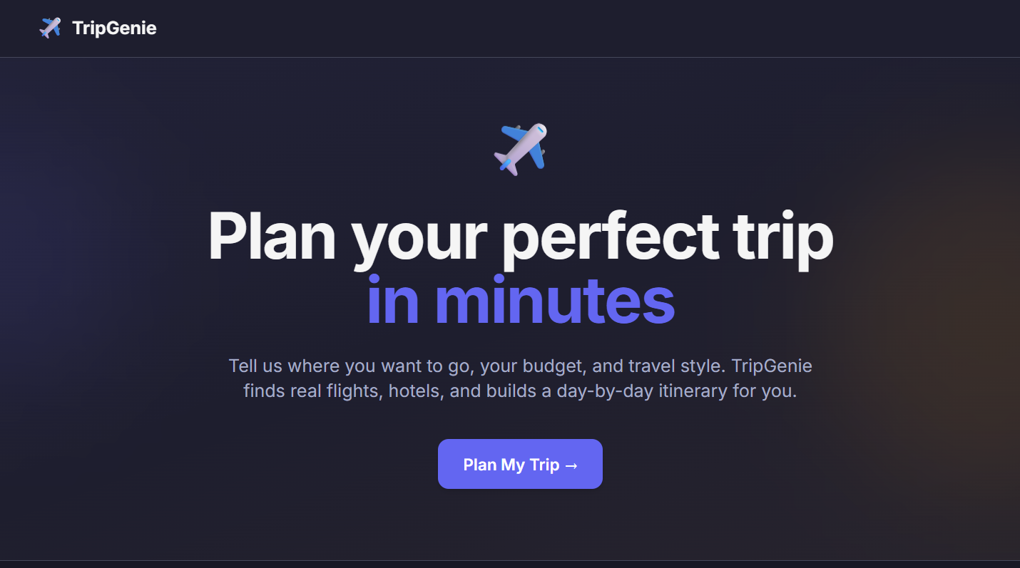 Trip-Genie screenshot