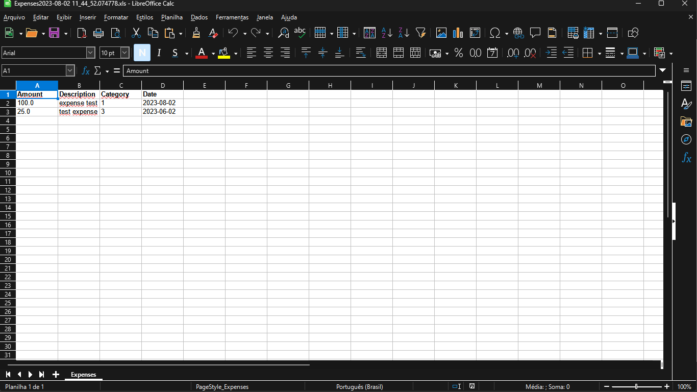 Export Excel