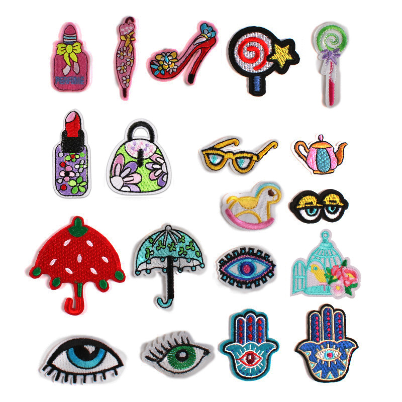 WallEmbroidery Cloth Sticker Clothing Accessories Badge Iron on patches Sticker