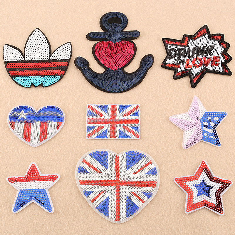 DIY Stickers iron on patches, handbook DIY patch sticker 77