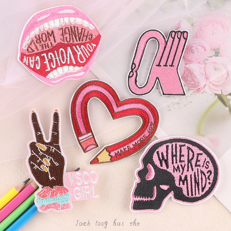 DIY Stickers iron on patches, handbook DIY patch sticker 175