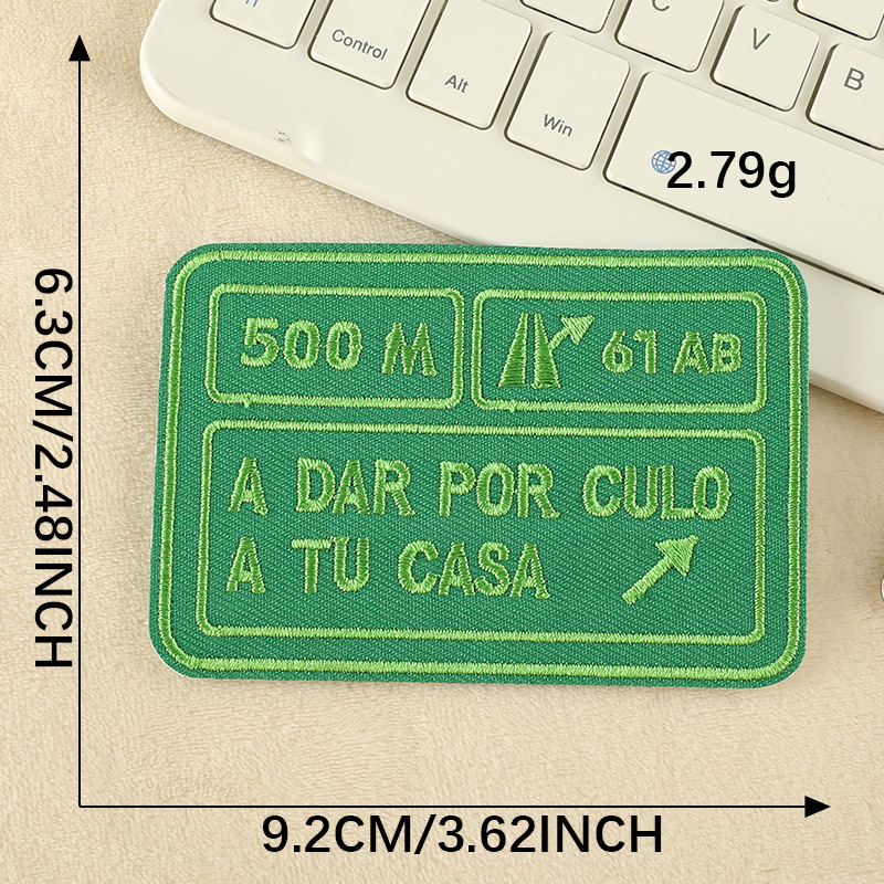 Iron on patches Indicator Clothing Accessories Badge Patch Sticker Embroidery Sticker Accessories Cloth Label Cloth Sticker