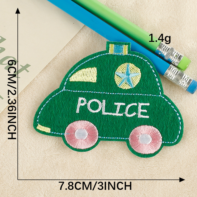 Iron on patches embroidery clothing accessories cartoon car accessories shoes and hats hand account DIY adhesive patch cloth sticker