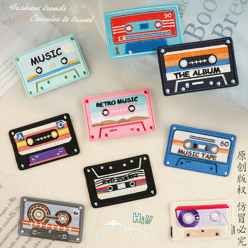 Patch Iron on patches clothing accessories accessories patch sticker DIY handbook tape embroidery sticker cloth sticker