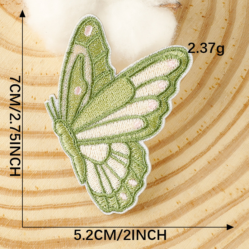 Embroidery sticker self-adhesive patch sticker badge cartoon butterfly clothing accessories hand account DIY accessories cloth label shoe and hat cloth sticker