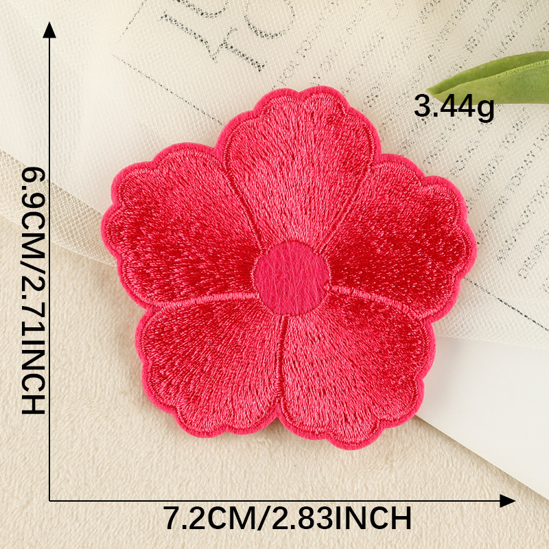Iron on patches clothing accessories badge embroidery sticker flower clothing accessories DIY hand account accessories cloth label cloth sticker