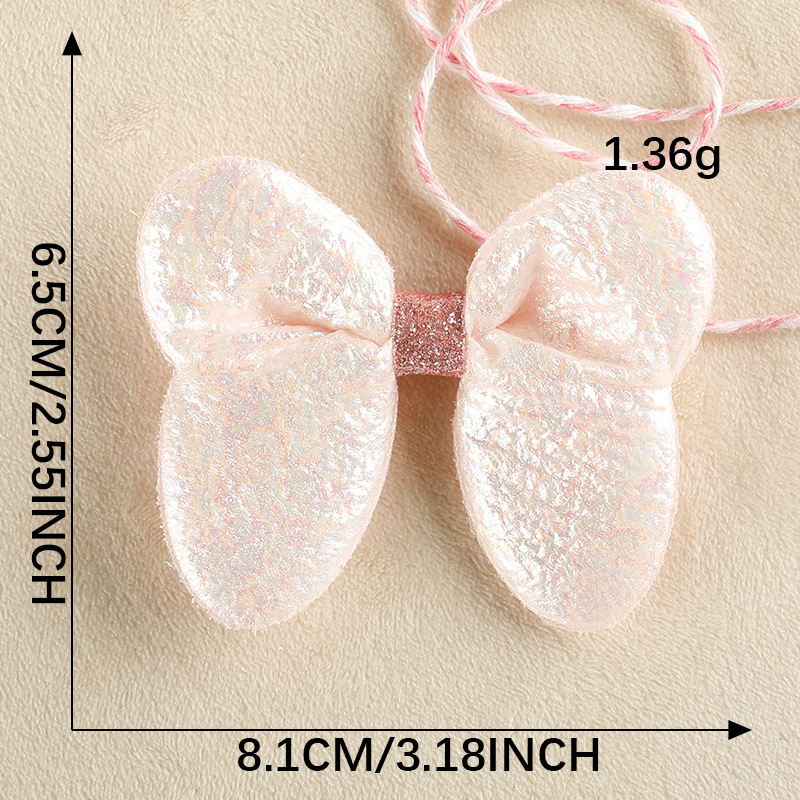Headgear accessories DIY children's clothing bag sequined bow shoes and hats accessories hairpin decorative cloth sticker
