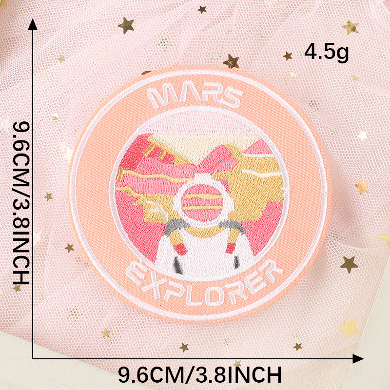 embroidery round badge clothing accessories DIY patch sticker embroidery IE cloth sticker