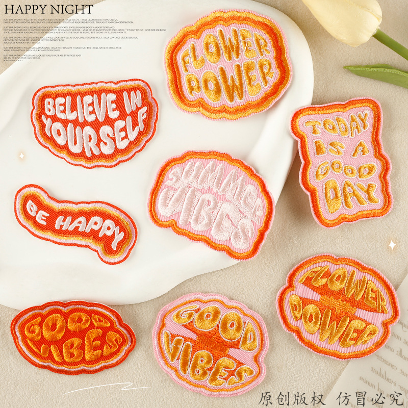 DIY Stickers iron on patches, handbook DIY patch sticker 191