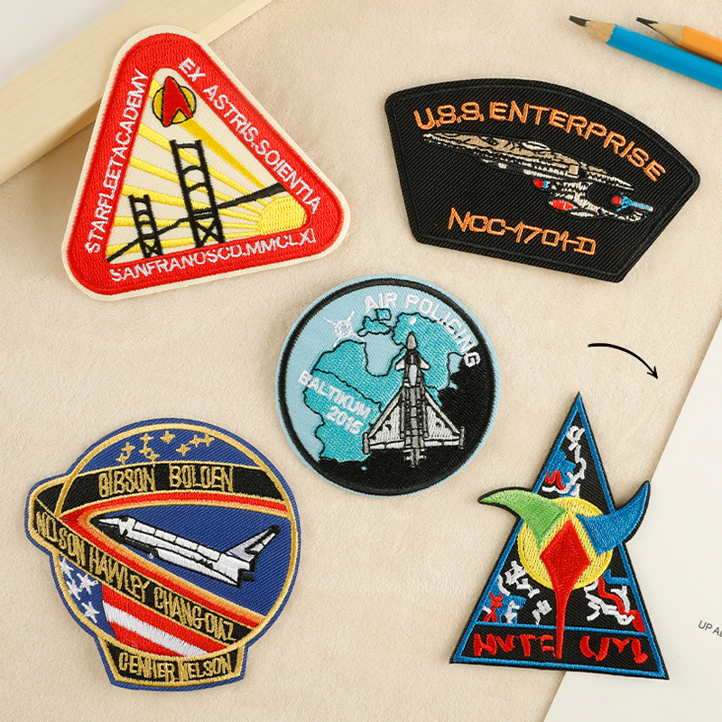 embroidery cloth sticker clothing accessories aviation planet astronaut cloth badge DIY patch embroidery cloth sticker