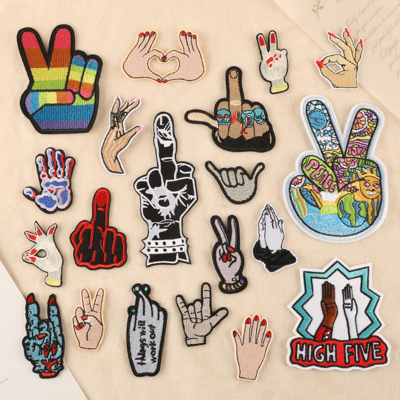 DIY Stickers iron on patches, handbook DIY patch sticker 9