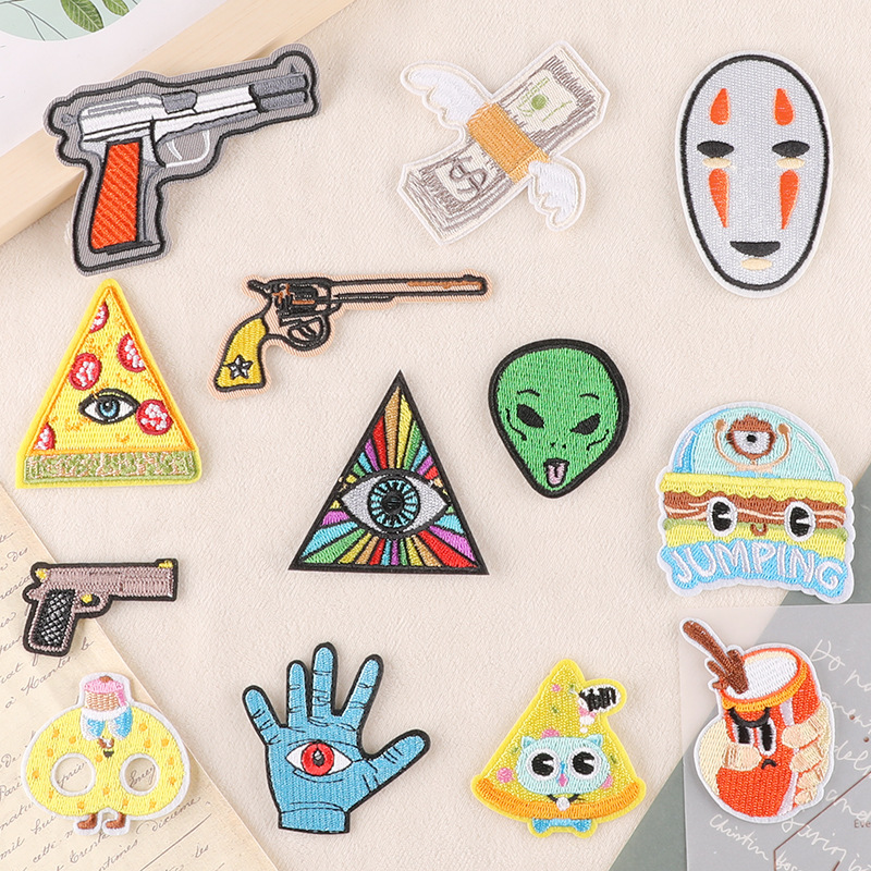 Embroidery Mark  Source Clothing Accessories Shoes and Hats Bag Jewelry Accessories DIY Patches Embroidery Cloth Stickers