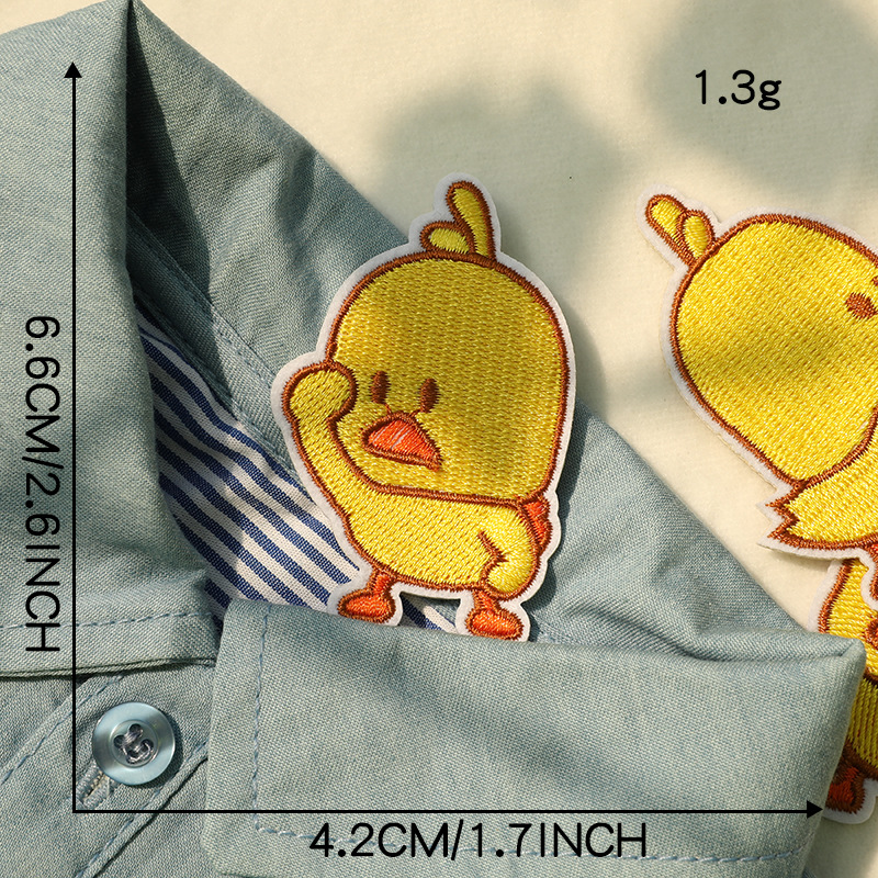 embroidery cartoon animal duck ironing patch sticker clothing accessories accessories hand account embroidery cloth sticker