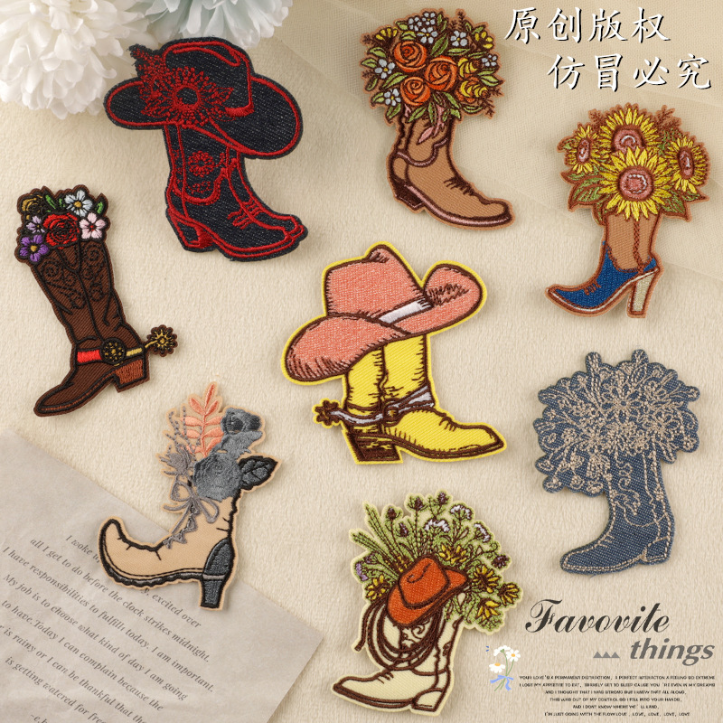 DIY Stickers iron on patches, handbook DIY patch sticker 339