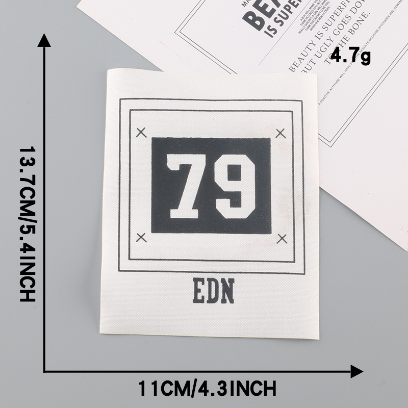 Iron on patches Clothing Accessories Printing Badge Hat Emblem Cloth Label Weaving Mark Patch Sticker Source Embroidery Cloth Sticker