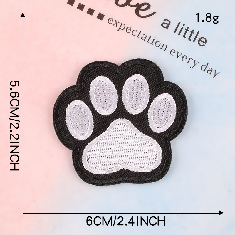 paws Iron on patches clothing accessories badge luggage accessories DIY patch sticker  embroidery sticker cloth sticker