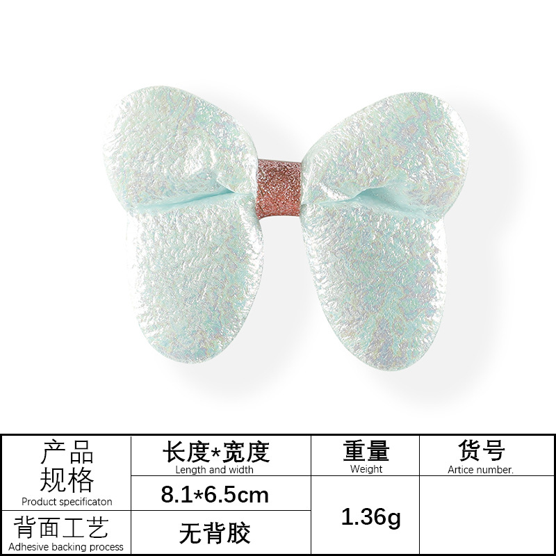 Headgear accessories DIY children's clothing bag sequined bow embroidery shoe and hat accessories hairpin decoration