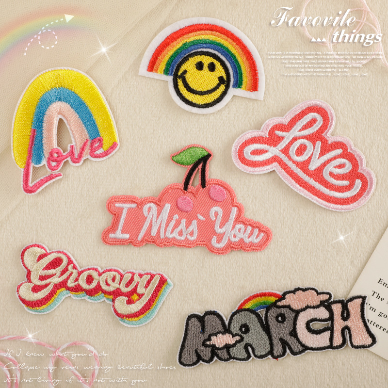 DIY Stickers iron on patches, handbook DIY patch sticker 26