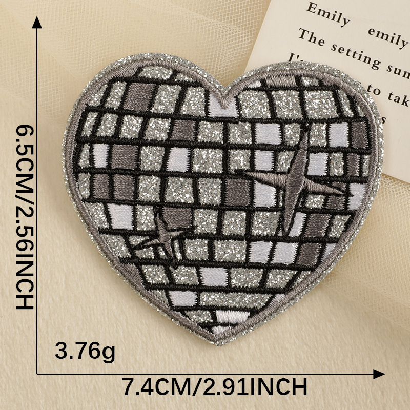 love fine flash planet embroidery sticker embroidery patch shoe and hat accessories clothing accessories DIY patch sticker