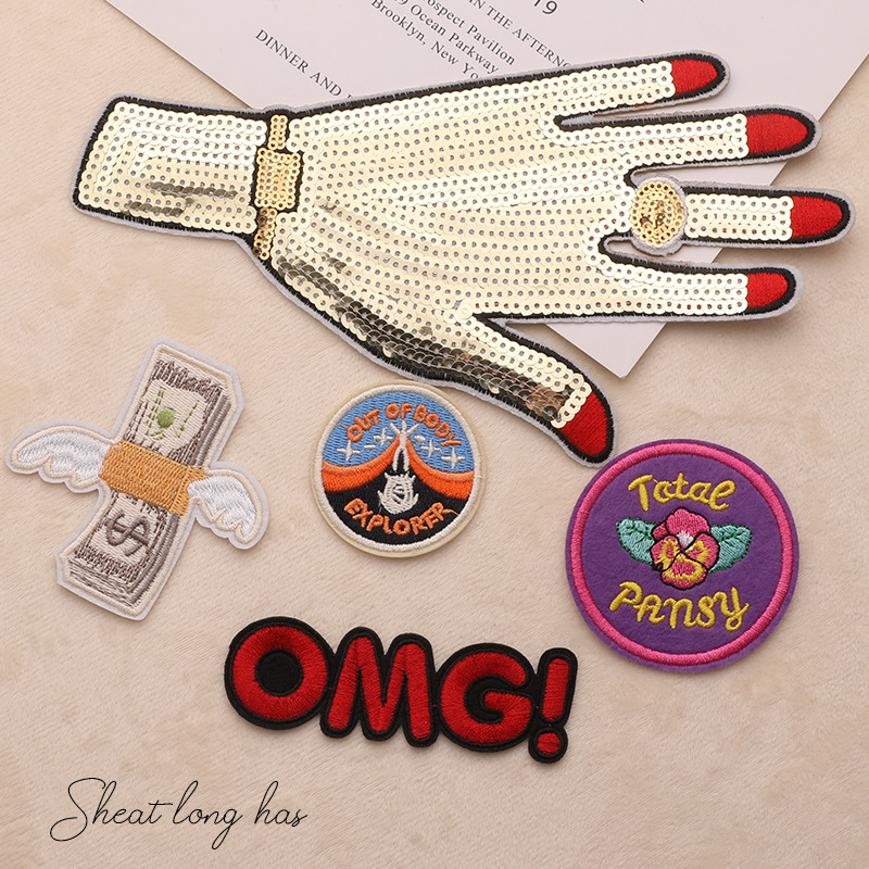 Cloth Sticker iron on Patches 4