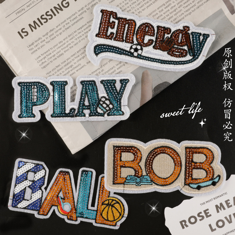 DIY Stickers iron on patches, handbook DIY patch sticker 64