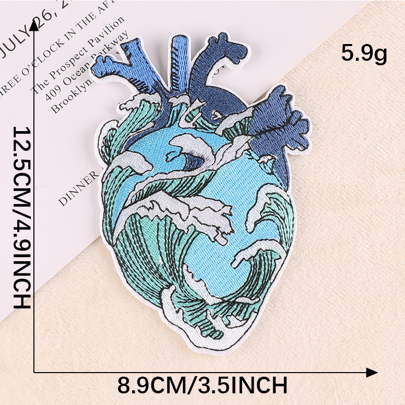 Iron on patches DIY adhesive patch sticker clothing accessories cloth badge  embroidery sticker cloth sticker