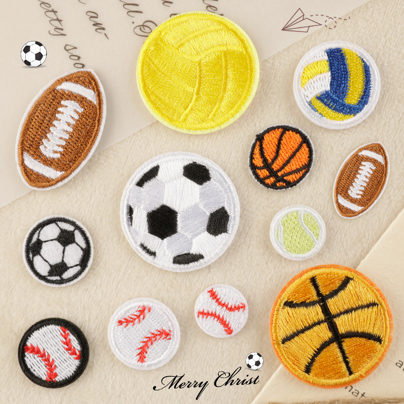 Embroidery embroidery patch chapter boy football skateboard sports series patch sticker clothing accessories luggage cloth sticker