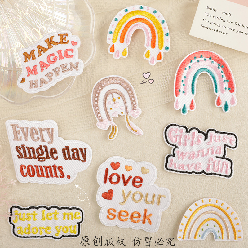 DIY Stickers iron on patches, handbook DIY patch sticker 355