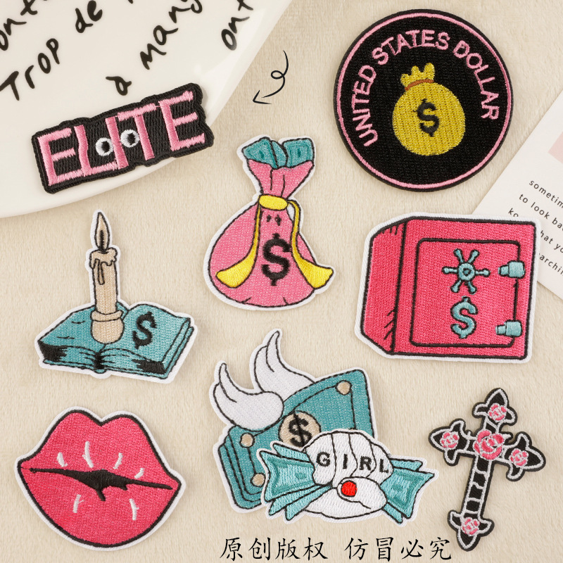 DIY Stickers iron on patches, handbook DIY patch sticker 219