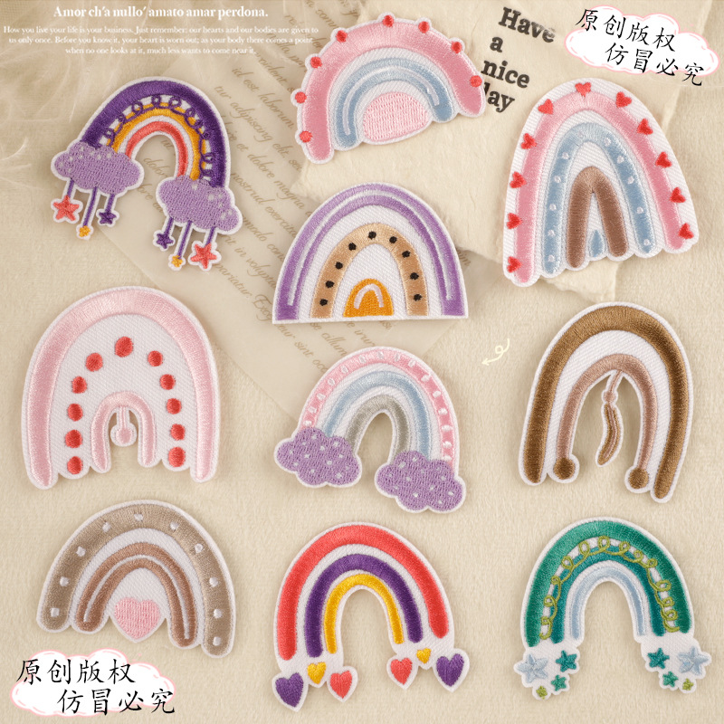 DIY Stickers iron on patches, handbook DIY patch sticker 32