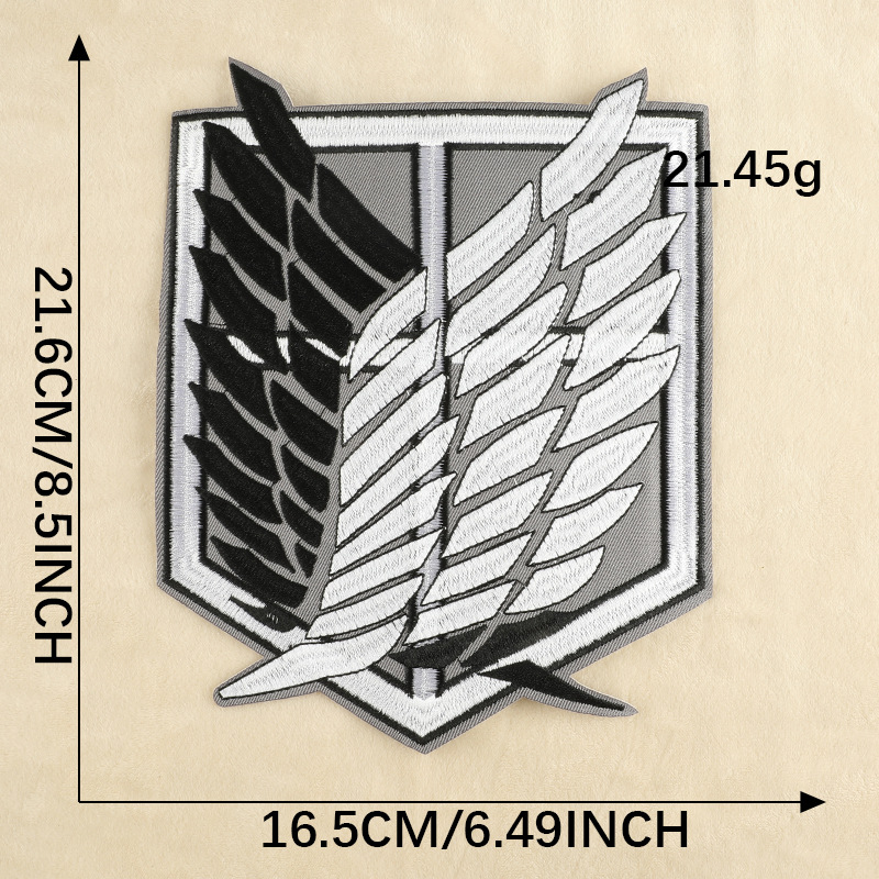 Iron on patches Embroidery Badge Brooch Wings Personalized Patch Sticker Accessories Clothing Accessories Cloth Sticker