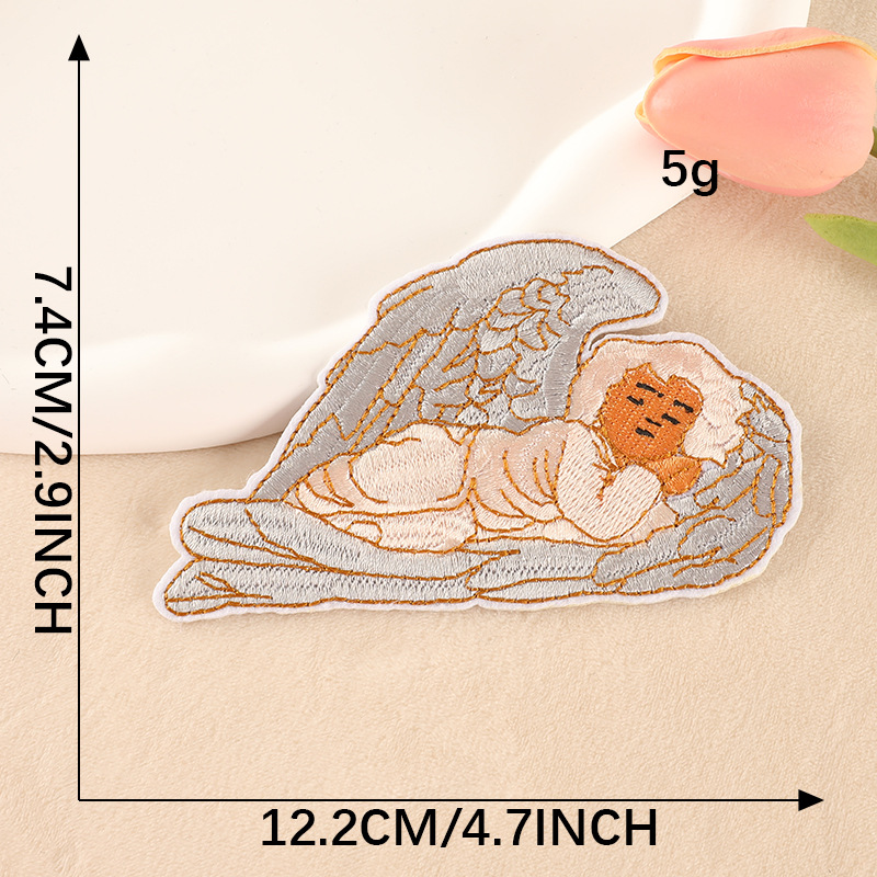 Embroidery Embroidery Embroidery Sticker Badge Clothing Accessories Angel Patch Sticker Iron on patches Cloth Sticker