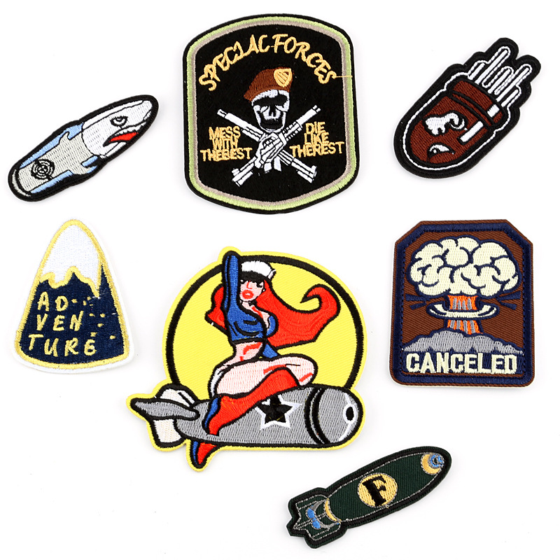 embroidery badge clothing accessories hand account DIY patch sticker shoe hat bag accessories embroidery cloth sticker