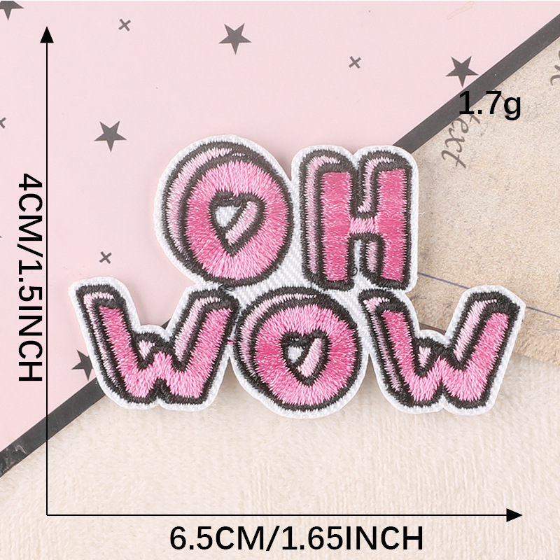 Iron on patches English Alphabet Patch Supplies Accessories Hand Account DIY Accessories Embroidery Stickers