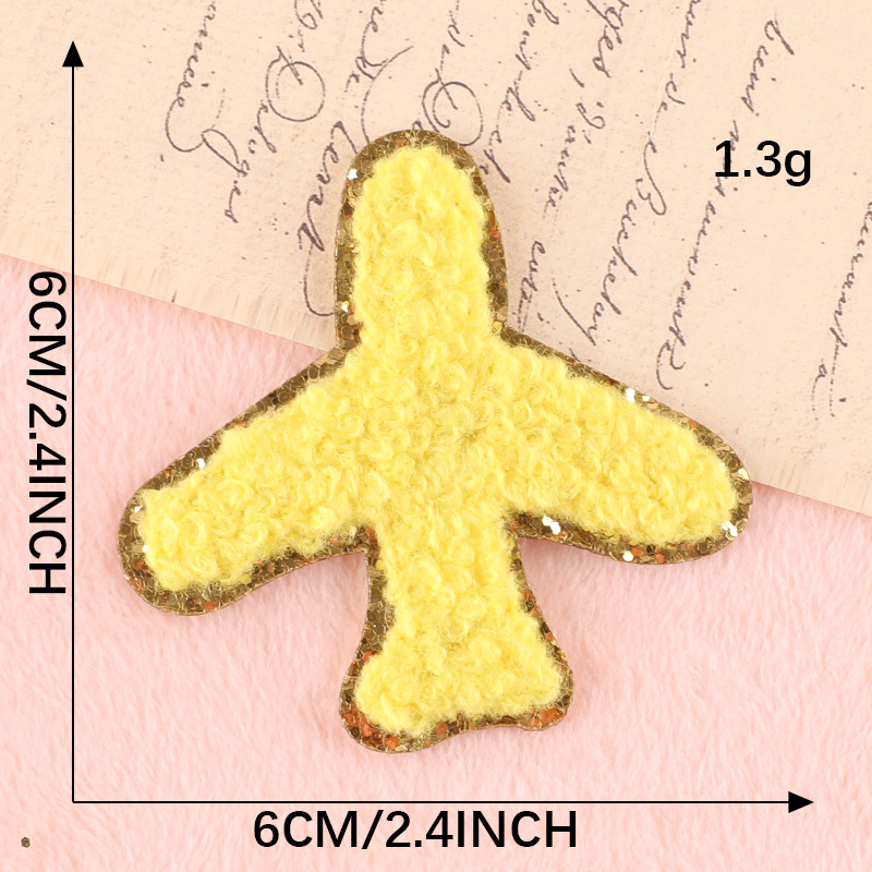 Iron on patches hand account DIY patch sticker hot-selling embroidery sticker towel embroidery aircraft cloth sticker