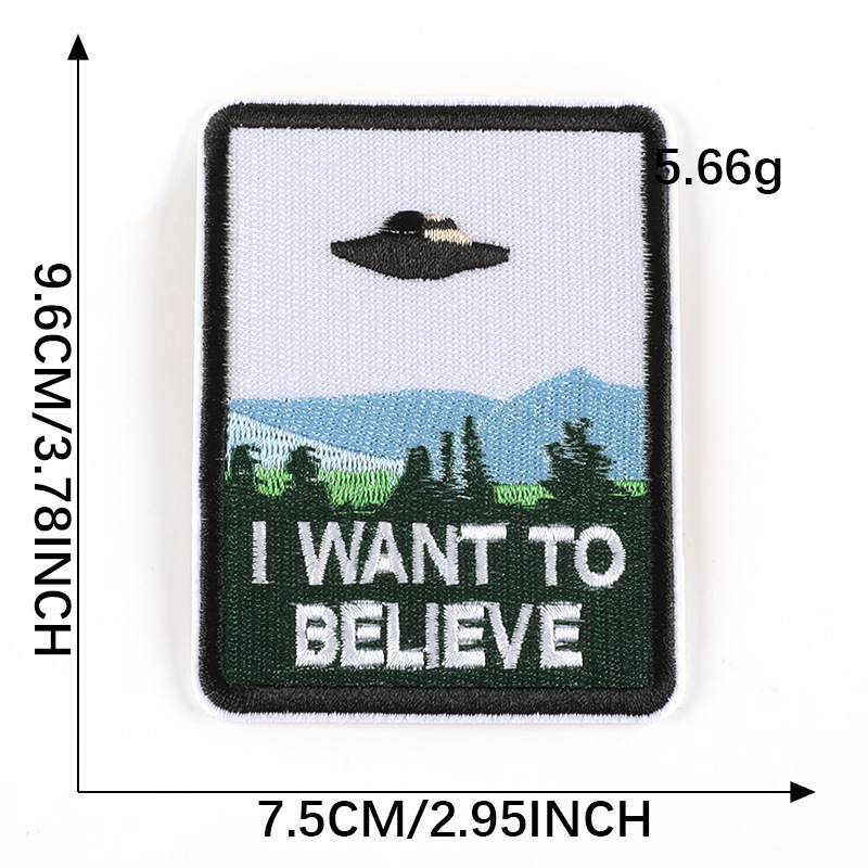 embroidery badge clothing accessories planet round patch cloth label embroidery cloth sticker