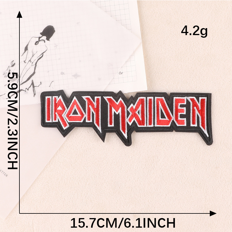 Iron on patches rabbit cloth label English letter smiley face patch cartoon clothing accessories embroidery sticker cloth sticker