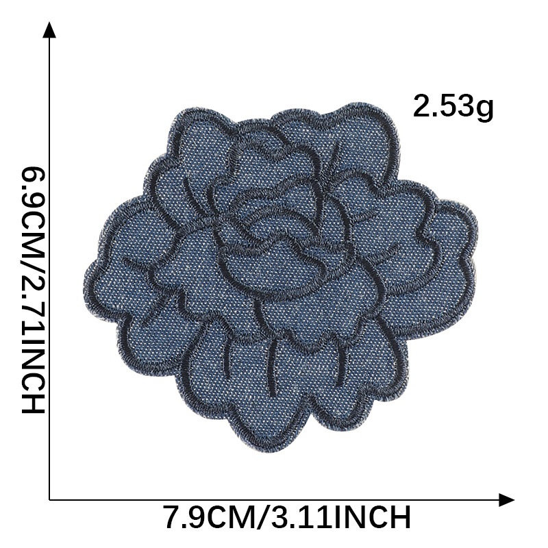 Iron on patches clothing accessories English letters down jacket patch sticker self-adhesive embroidery sticker cloth sticker