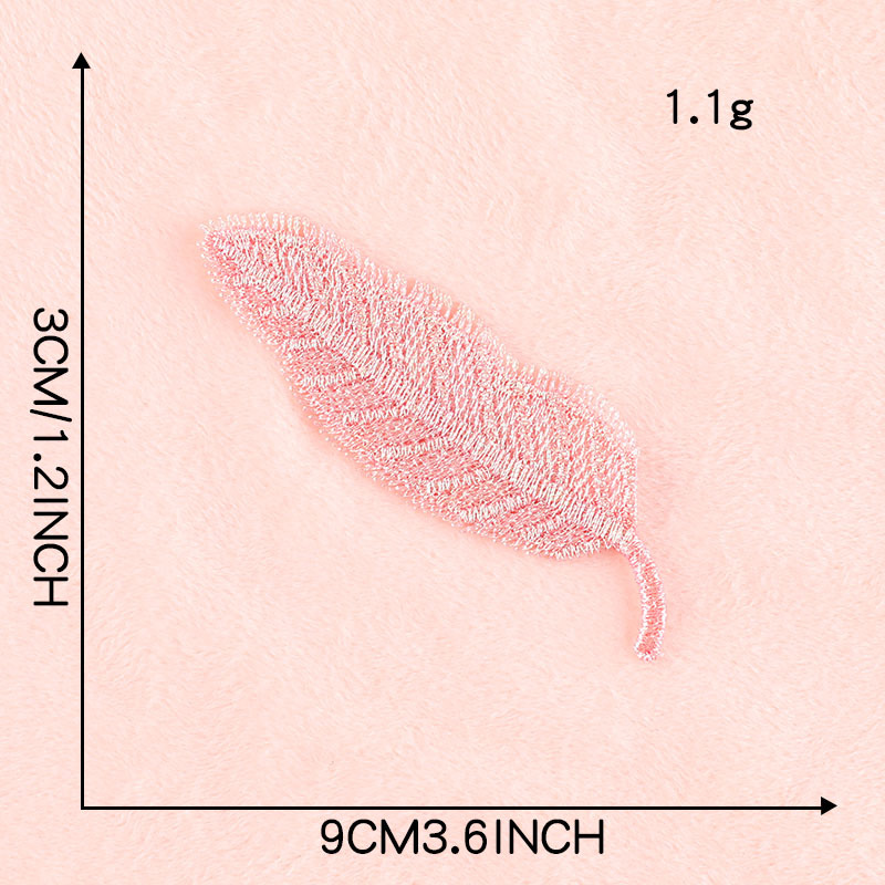Iron on patches leaf flower embroidery sticker DIY hand account accessories accessories patch brooch jewelry hair accessories cloth sticker